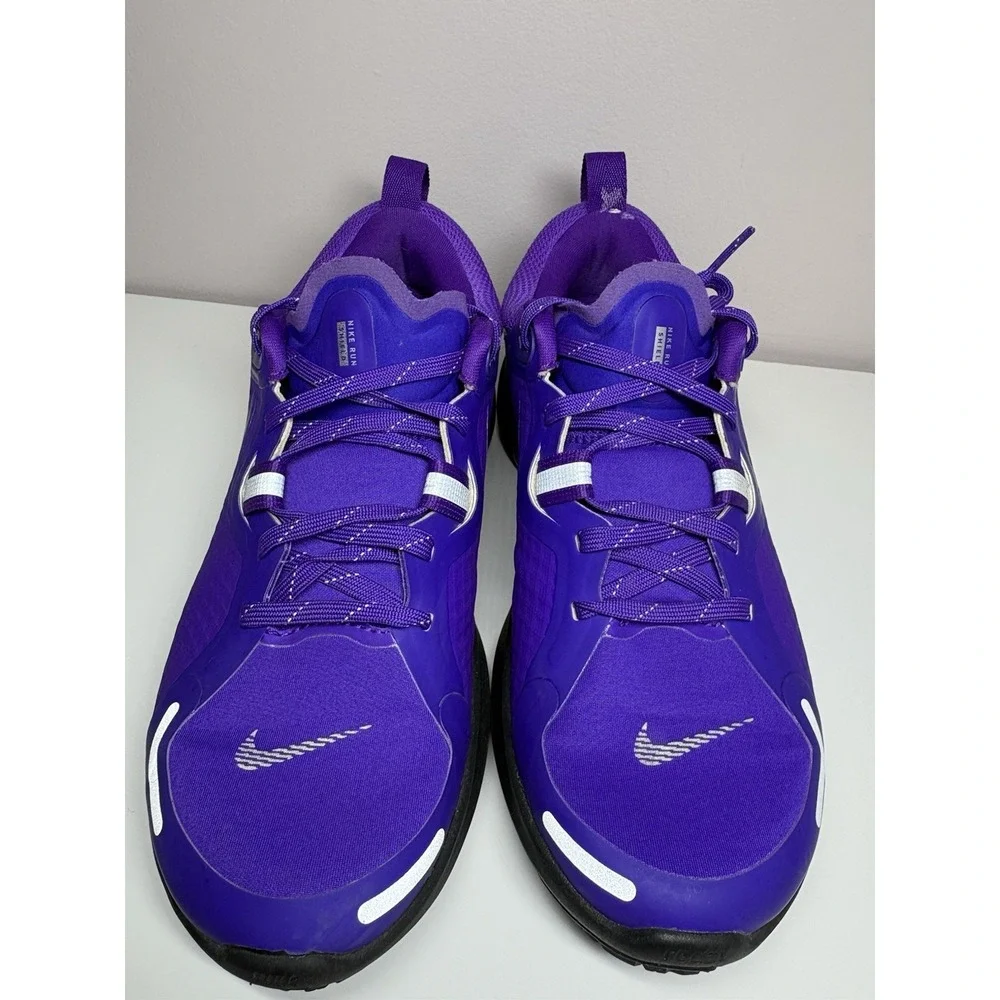 Nike React Miler 2 Shield Black Purple Weatherized Shoes Men's 6.5/Women's‎ 8